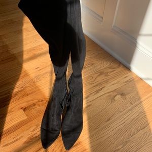 Steve Madden over the knee suede boots!